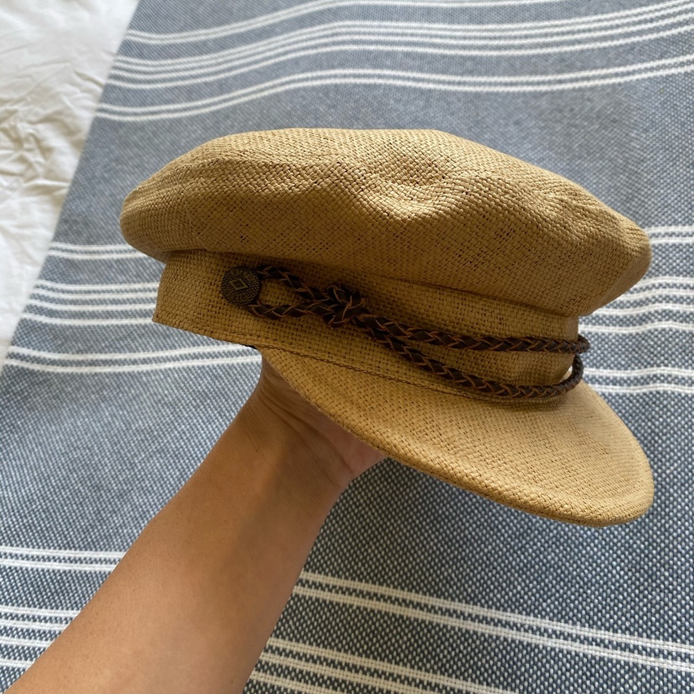 NWT Brixton Kayla Straw Cap